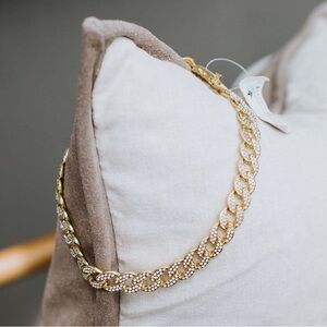 Lauriebelles Chain Reaction Gold Necklace